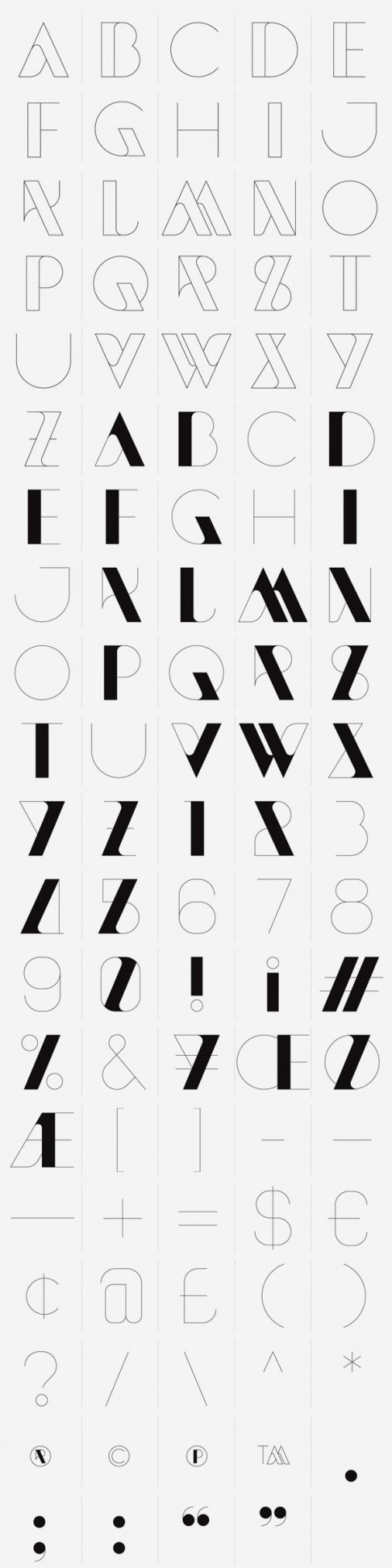 happy new year modern typeface