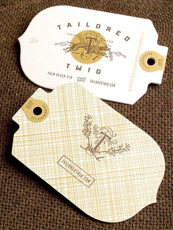 Tailored Twig - Printed Brand Design by Funnel