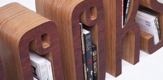 Bookshelf Close up