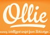 Ollie – Signage Script Font by Dave Rowland (Schizotype) Ollie - Signage Script Font by Dave Rowland (Schizotype)