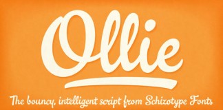 Ollie - Signage Script Font by Dave Rowland (Schizotype)