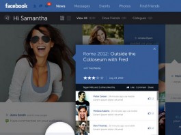 Facebook Web Design Concept by Fred Nerby
