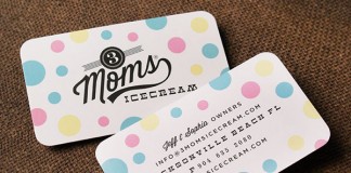 3 Moms IceCream - Business Card Design by Funnel aka Eric Kass