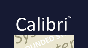 Calibri - Modern Sans Serif Type Family