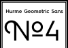 Hurme Geometric Sans No.4 - Font Family by Hurme Design