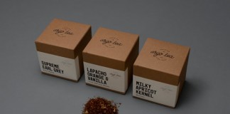 Packaging, Label Design and Branding by Tom Clayton for Argo Café's Tea Range