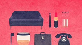 Movies Hipster Kits - Minimalist Poster Illustrations by Alizée Lafon