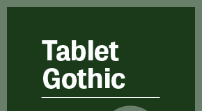 Tablet Gothic - Font Family by TypeTogether