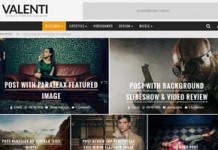 Valenti - WordPress HD Magazine Theme by Cubell