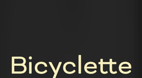Bicyclette sans-serif font family by Nikola Kostić