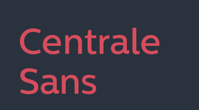 Centrale Sans Font Family by Typedepot