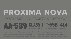 Proxima Nova - Sans Serif Font Family by Mark Simonson