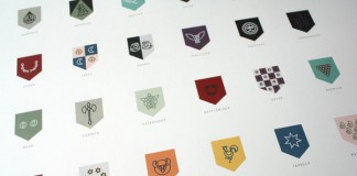 Sigils of the Houses of Westeros poster by Darrin Crescenzi - close up