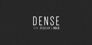 Dense Typeface