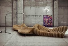 Parametric Bench - Interior Design by Oleg Soroko