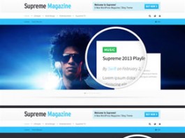 Supreme - Retina Responsive Magazine and Blog WordPress Theme