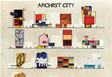 Archist City - Illustrations by Federico Babina