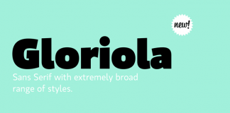 Gloriola Font Family from Suitcase Type Foundry