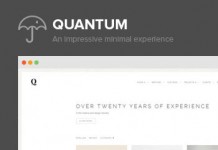 Quantum - Portfolio and Photography WordPress Theme