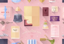 The Grand Budapest Hotel - Flat Illustrations by Lorena G