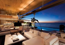 Lounge area of the De Wet 34 house in Bantry Bay, Cape Town, South Africa.