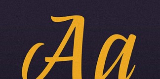 Abelina script font from Sudtipos