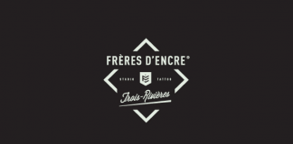 Frères d'Encre Tattoo Shop logo design by Carolane Godbout and Sebastien Dust Leblanc