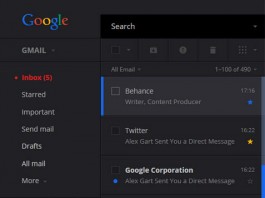 Unofficial Google Gmail redesign concept by Ruslan Aliev