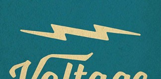Voltage fonts - retro script typeface by award-winning type and lettering designer Laura Worthington.