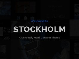 The Stockholm WordPress Theme.