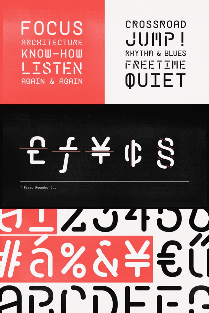 Fixed width for each letter - A typeface designed by Vorathit Kruavanichkit and Sumpatha Jadee of font foundry Produce.