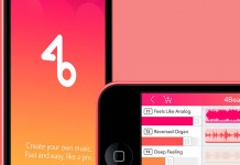 4Beats Music Creator app for iOS.
