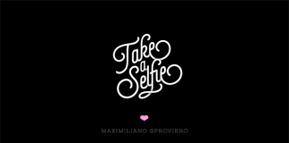 Selfie script font family by Maximiliano Sproviero of Lián Types.