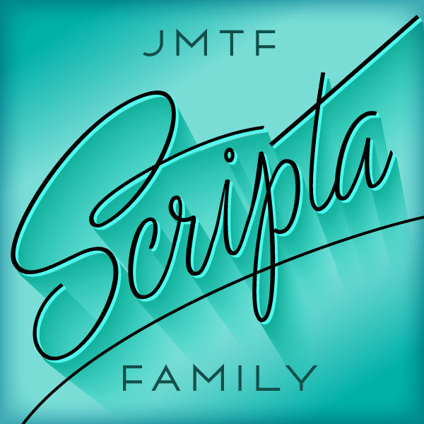 The Scripta font family.