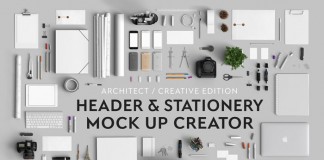 Header & Stationery Mock Up Creator - The architecture and creative edition.