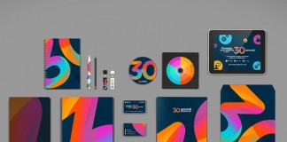 30SP brand identity - complete stationery set created by STUDIOJQ.
