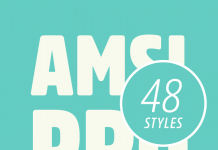 The Amsi Pro font family by Stawix Ruecha.