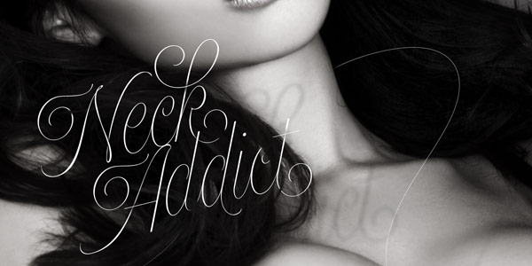 This typeface is inspired by the beauty of women, which results in an erotic touch.