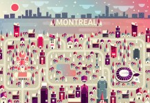 Montreal from the Cosmópolis illustrations part 3 by Aldo Crusher.