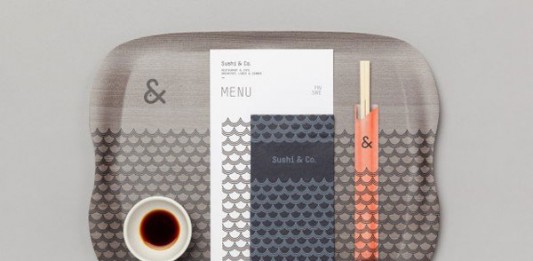 Sushi & Co. brand identity design by Bond studio.
