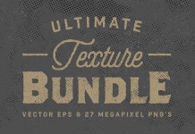 The ultimate textures bundle includes EPS vector files plus 27 PNG files.