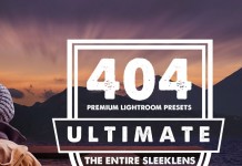 Ultimate Lightroom Preset Bundle from sleeklens.