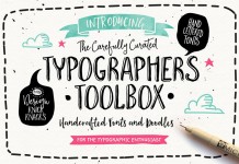 The Typographer's Toolbox, a collection of handcrafted fonts and doodles by Nicky Laatz for the typographic enthusiast.