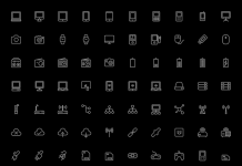 Squid Ink Line Icon Pack