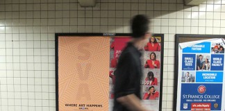 School of Visual Arts – poster advertisement in the New York subway.