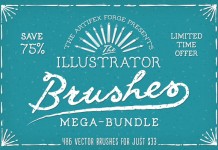 The Adobe Illustrator brushes mega-bundle – Limited time offer.