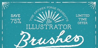 The Adobe Illustrator brushes mega-bundle – Limited time offer.