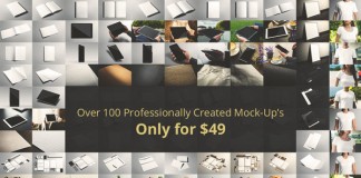 Over 100 professionally created mock-ups for only $49.