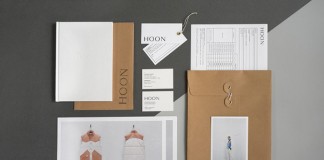 Art direction including graphic design and web design by Paris based Say What Studio for the HOON leather shop.