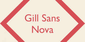 The Gill Sans Nova type family from Monotype Studio.